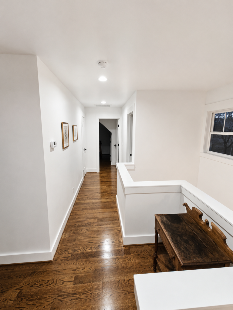 Custom Home Build Upstairs Hallway